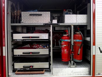 Gerteraum 1 Feuerwehrfahrzeug LF 8