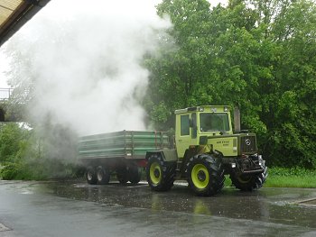 Einsatz bei Hochwasser