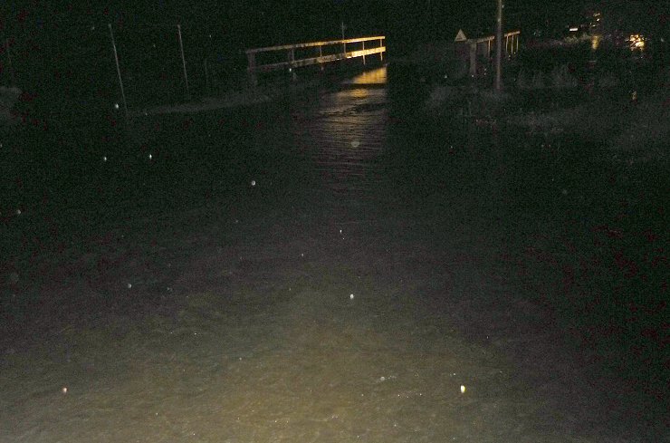 Einsatz bei Hochwasser