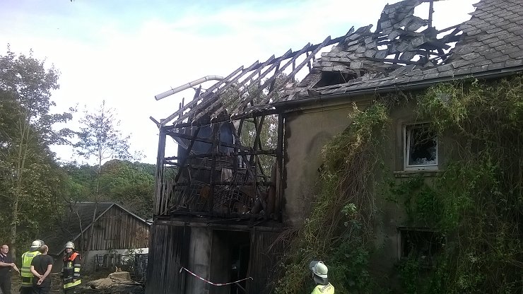 Brand in Kirchgattendorf