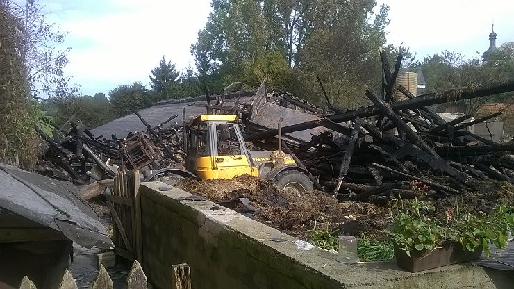 Brand in Kirchgattendorf