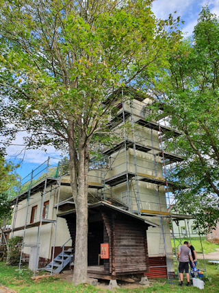 Feuerwehrhaus streichen